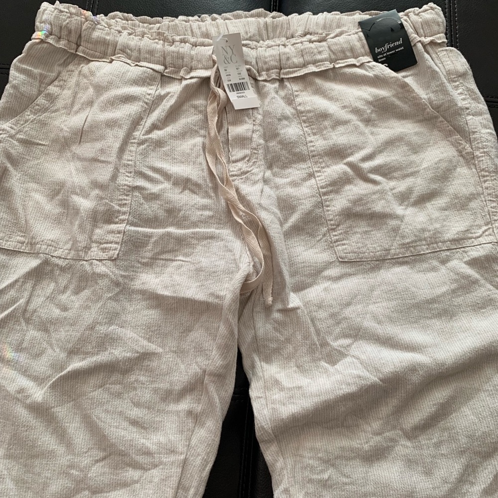 Linen beach pants. NWT